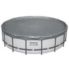 Bestway Pool Cover &Oslash;4.88 m Round Polyester Grey