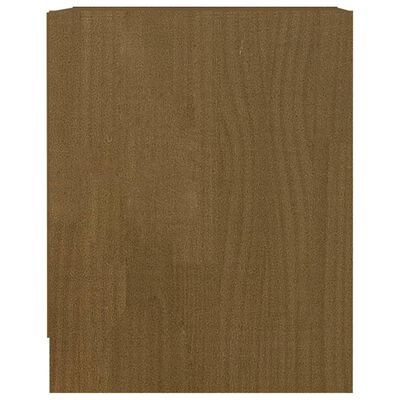 vidaXL Bedside Cabinet Honey Brown 35.5x33.5x41.5 cm Solid Pinewood