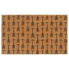 vidaXL Door Mat Natural 45x75 cm Tufted Coir