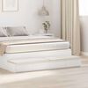 vidaXL Bed Drawers White 160 x 36.5 x 16.5 cm Engineered Wood