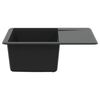 vidaXL Sink Black 560 x 460 mm 80% Quartz and 20% Resin