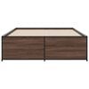 vidaXL Bed Frame without Mattress Brown Oak 120x190 cm Small Double