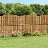 vidaXL Hit and Miss Fence Panel Pinewood 180x