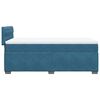 vidaXL Box Spring Bed with Mattress Dark Blue 80x200 cm Velvet