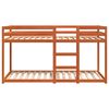 vidaXL Bunk Bed without Mattress Wax Brown 80x200 cm Solid Wood Pine
