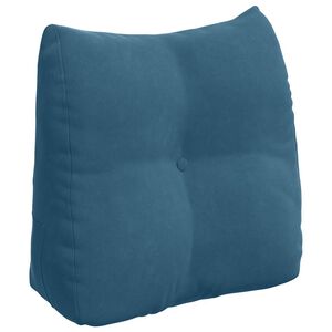 vidaXL Back Pillow Blue 45 x 24 x 50 cm Velvet