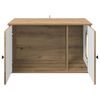vidaXL Cat House Artisian Oak 85 x 55 x 50 cm Engineered Wood