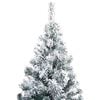vidaXL Christmas Tree with 300 LEDs with Stand Green 300 cm PVC