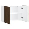 vidaXL Kitchen Wall Cabinet Kalmar Brown Oak Engineered Wood