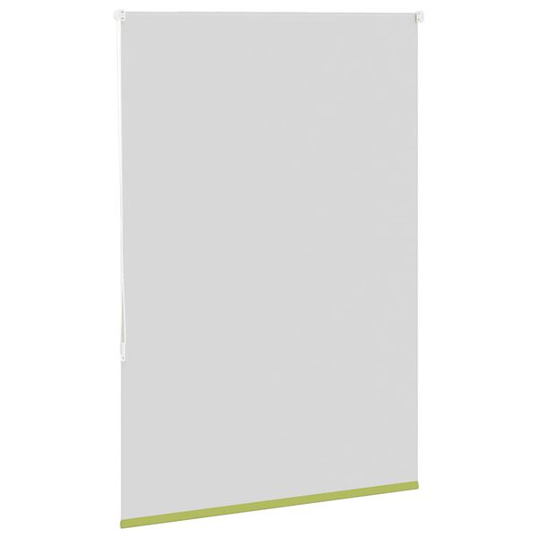 vidaXL Roller Blind Blackout Leaves Green 105x150 cm Fabric Width 100.7 cm Polyester