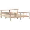 vidaXL Bed Frame with Headboard without Mattress 200x200 cm