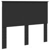 vidaXL Bed Frame with Headboard Black 120 x 190 cm Engineered Wood