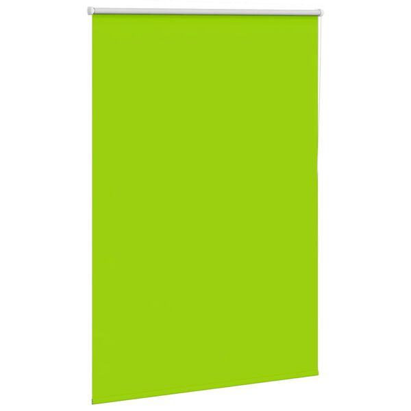 vidaXL Roller Blind Blackout Leaves Green 90x175 cm Fabric Width 85.7 cm Polyester