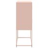 vidaXL Sideboard Pink 68.5x38.5x107 cm Steel