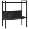 vidaXL Book Shelf | Black | Engineered wood, steel | Compact | Book Shelf