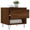 vidaXL Coffee Table Brown Oak 50x46x50 cm Engineered Wood
