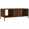 vidaXL Coffee Table Brown Oak 102x50x40 cm Engineered Wood