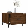 vidaXL Coffee Table Brown Oak 50x50x40 cm Engineered Wood