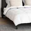 vidaXL Winter Duvet with Pillow 3 pcs White Down Feather