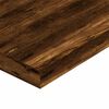 vidaXL Wall Shelves 4 pcs Smoked Oak 100x10x1.5 cm Engineered Wood