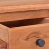 vidaXL Bedside Cabinet Solid Mahogany Wood