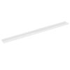 vidaXL Wall Shelves 2 pcs High Gloss White 115x9x3 cm
