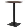 vidaXL Bar Table | Dark ash and black