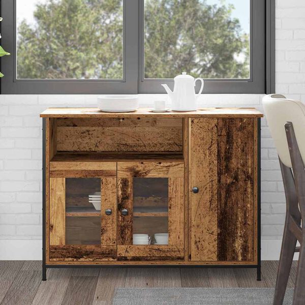 vidaXL Sideboard Old Wood 100 x 35 x 75 cm