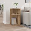vidaXL End Table Artisan Oak 29.6 x 29.6 x 60 cm Engineered Wood
