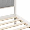 vidaXL Bed frame White and light grey 75 x 190 cm Solid pine wood