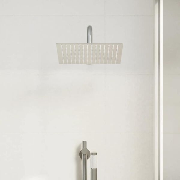 vidaXL Rain Shower Head Stainless Steel 304 25x25 cm Square