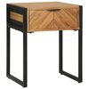 vidaXL Bedside Cabinet Brown 40 x 35 x 50 cm Solid Acacia wood