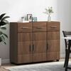 vidaXL Sideboard Brown Oak 88.5 x 30.5 x 73 cm Engineered Wood