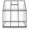 vidaXL Greenhouse with Base Frame Anthracite 169x169x202 cm Aluminium