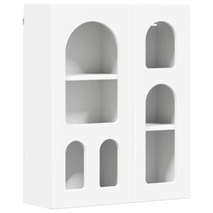 vidaXL Hanging Cabinet ELST White 59 x 20 x 71.5 cm Engineered Wood
