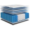 vidaXL Pocket Spring Mattress Medium 140x190 cm