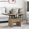 vidaXL Coffee Table Artisan Oak 55 x 54.5 x 45 cm Engineered wood