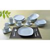30 Piece Blanco Porcelain Dinner Set Dinnerware
