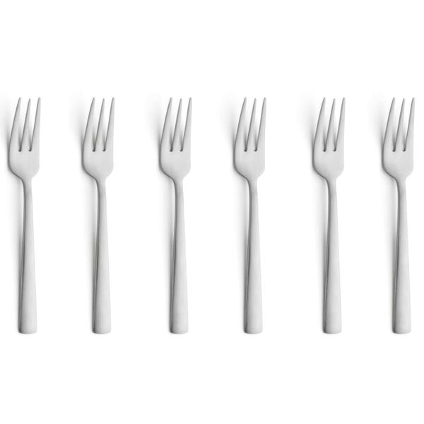 Amefa 6 Piece Cake Fork Set Ventura
