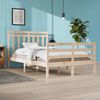 vidaXL Bed Frame without Mattress 120x200 cm Solid Wood