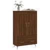 vidaXL Highboard Brown Oak 69.5x31x115 cm Engineered Wood
