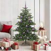 vidaXL Artificial Hinged Christmas Tree Green 150 cm PVC and Steel
