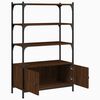 vidaXL Bookcase 3-Tier Brown Oak 70x30x109.5 cm Engineered Wood