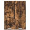 vidaXL Hanging Cabinet Smoked Oak 60 x 31 x 80 cm Engineered Wood