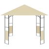 vidaXL Garden Gazebo 3x3x2.6 m Cream 160g/m&sup2;