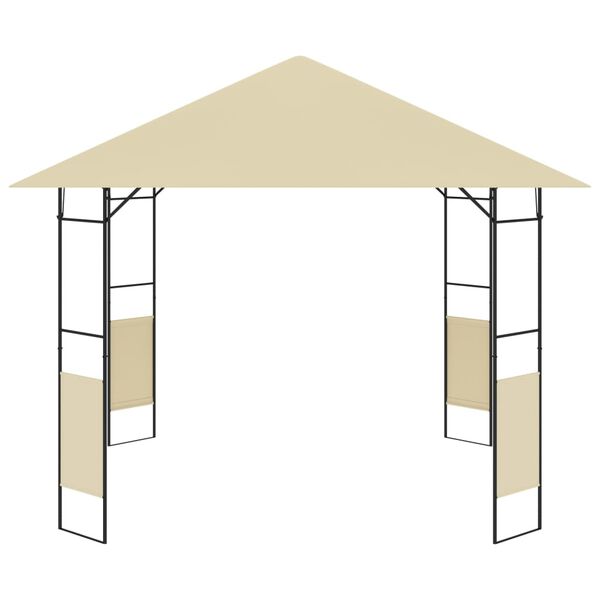 vidaXL Garden Gazebo 3x3x2.6 m Cream 160g/m&sup2;