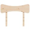 vidaXL Headboard 90 cm Solid Wood Pine
