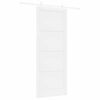 vidaXL Sliding Door 93 x 232 cm Engineered Wood White