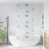 vidaXL Shower Roller Blind with Cassette 90x240 cm Fabric Width 86 cm