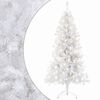 vidaXL Artificial Hinged Christmas Tree 210 cm 300 LEDs Warm White